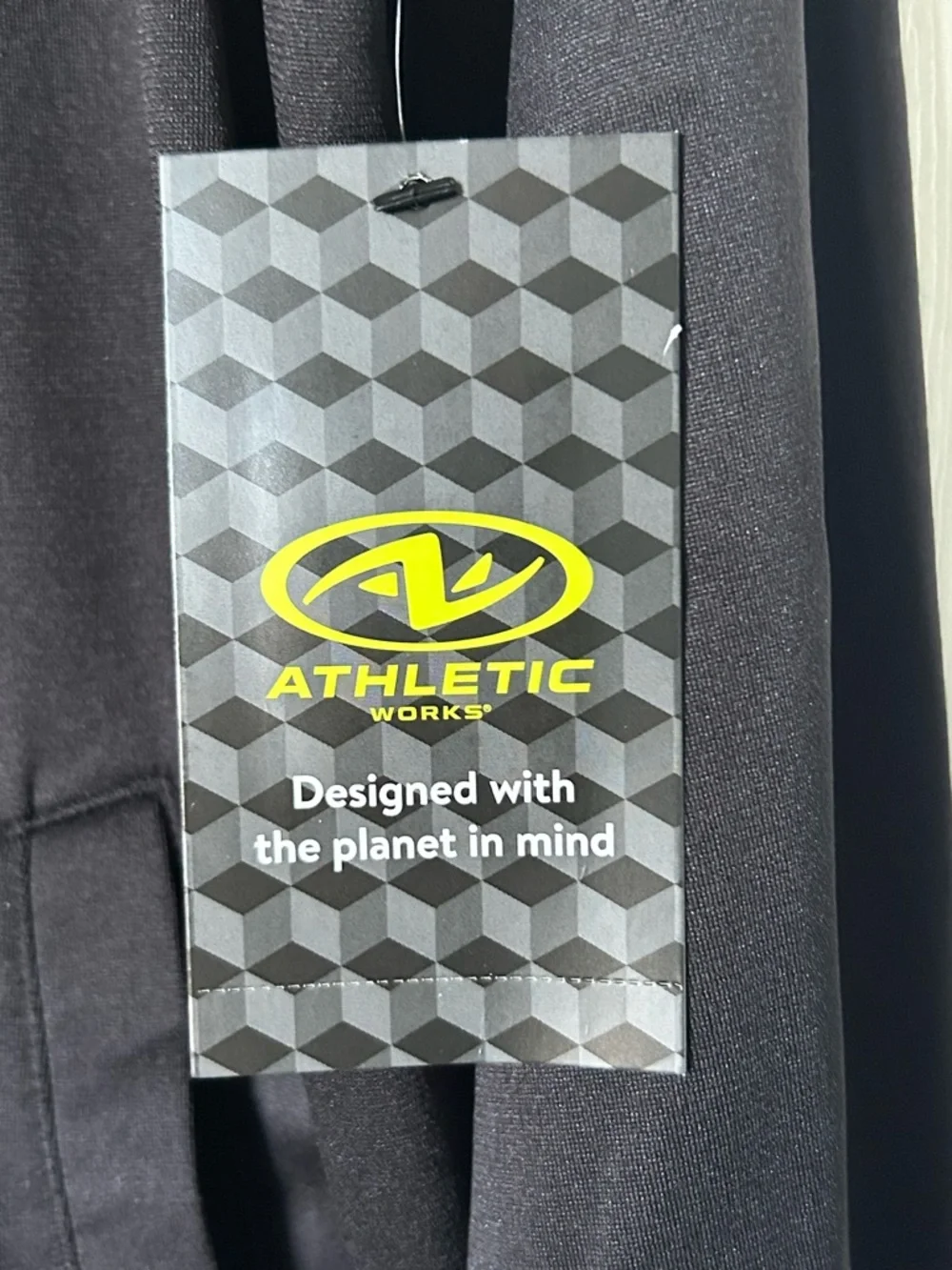 🔥🆕🔥 Athletic Works Baseball Collar Track Jacket - Rich Black - Large - Picture 3 of 9